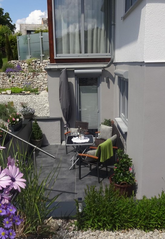 Blick zur Terrasse | © Karin Weber