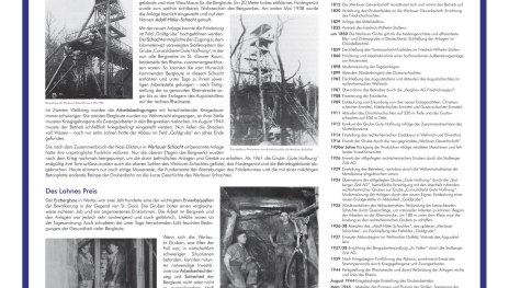 Tafel am Werlauer Schacht | &copy; J. G&ouml;dert