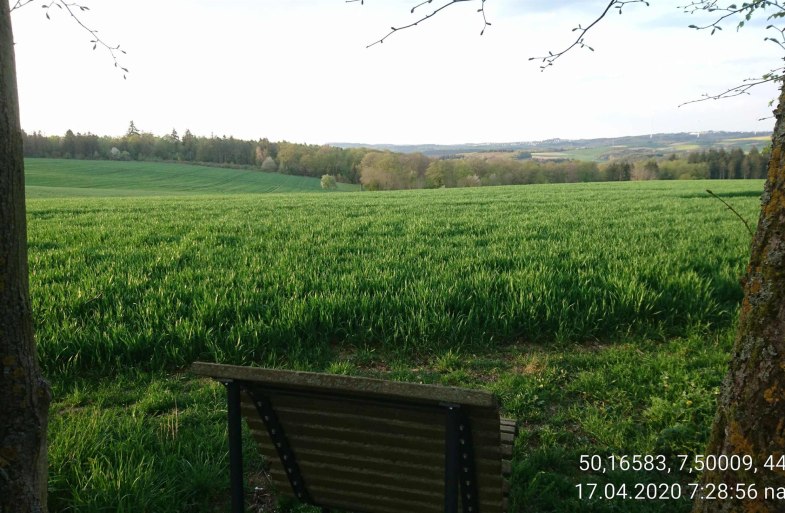 Ehrbachblick mit Ruhebank | &copy; B. Vogt