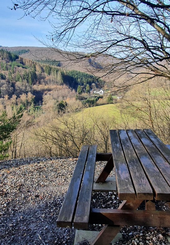 Picknickbank an der Grube | © T. Biersch