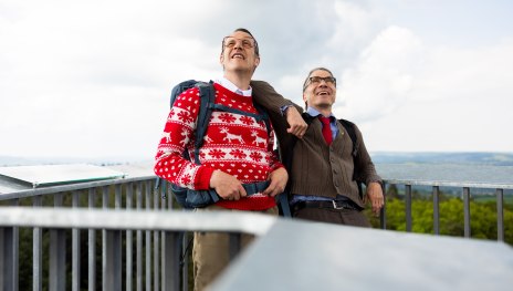 Willi und Ernst auf dem Traumschleifchen Spitzer Stein | © Kai Myller