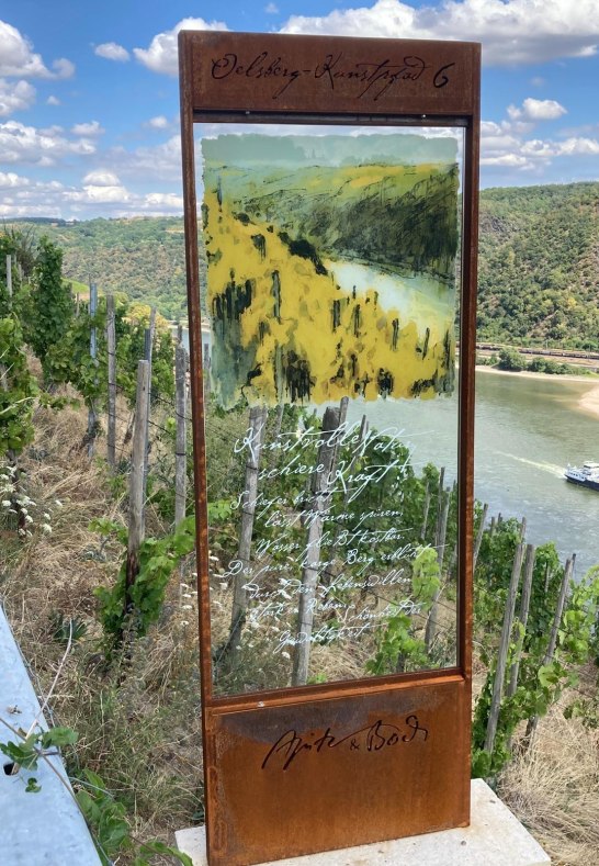 Kunst von Michael Apitz am &Ouml;lsberg | &copy; B. Linkenbach, Oberwesel